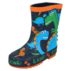 Boys Dinosaur Rawr Wellington Boots GUV22710AA02BSZZ