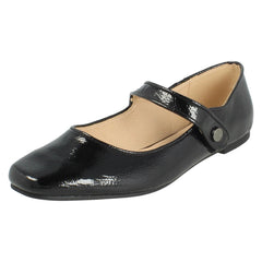 Ladies Savannah Hook and Loop Strap Mary Jane Style Shoes F80590