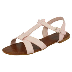 Ladies Savannah X Stap T Bar Sandal