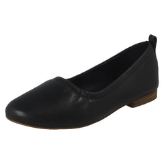 Ladies Clarks Ballerina Flat Smart Shoes Fawna Soft