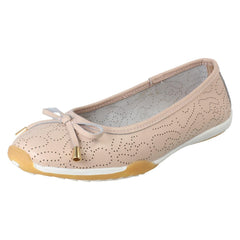 Ladies Down To Earth Wavey Punch Details Casual Shoes F80572