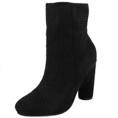 Ladies Spot On Heeled Ankle Boots