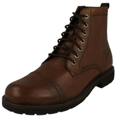 Mens Clarks Dual Fastening Ankle Boots Batcombe Cap