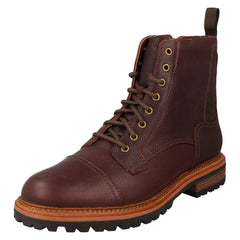 Mens Clarks Lace Up Casual Ankle Boots  Clarkridge Hi