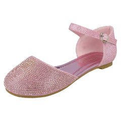 Girls Spot On Glittery Shoes H2617