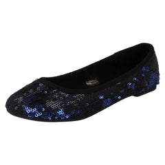 Girls Spot On Ballerina Flat Shoes