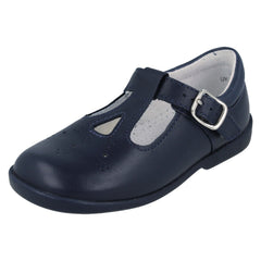 Girls Startrite Cut Out Detailed T-Bar Shoes - Swirl