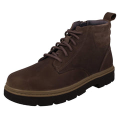 Boys Clarks Lace Up Ankle Boots Lorcam Trail