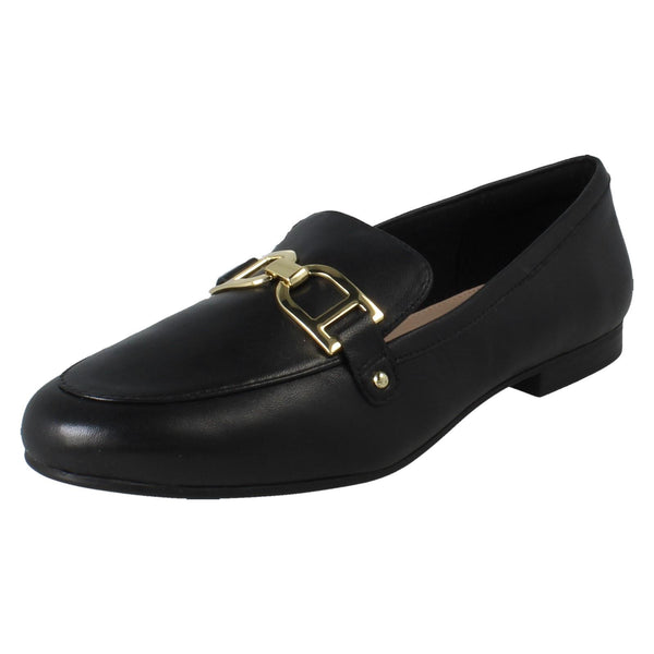 Ladies Clarks Leather Loafers Tamna Trim