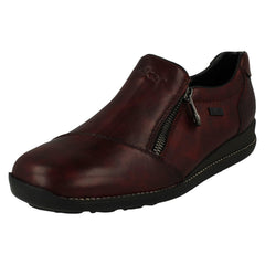 Ladies Rieker Casual Flat Shoes With Nano Water Protection 44265