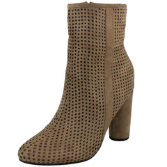 Ladies Spot On Heeled Ankle Boots