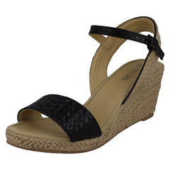 Ladies Savannah Rope Wedge Sandals