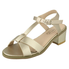 Girls Spot On Block Heel Sandals