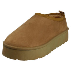 Ladies Spot On Slipper Shoes F4471
